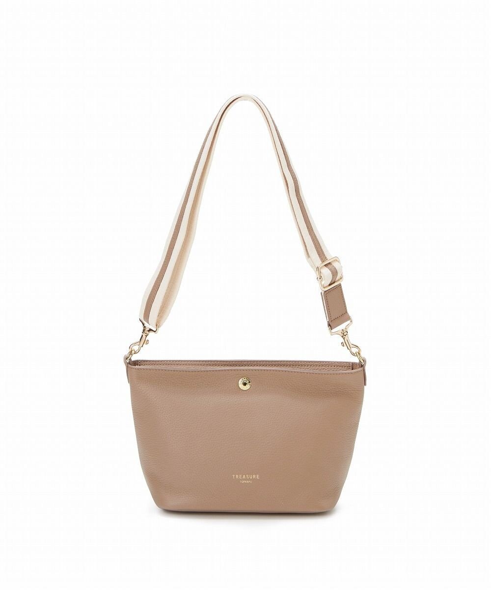 TOPKAPI 【TREASURE TOPKAPI】ソフトシュリンク テープ コンビ レザー ミニショルダーバッグ 