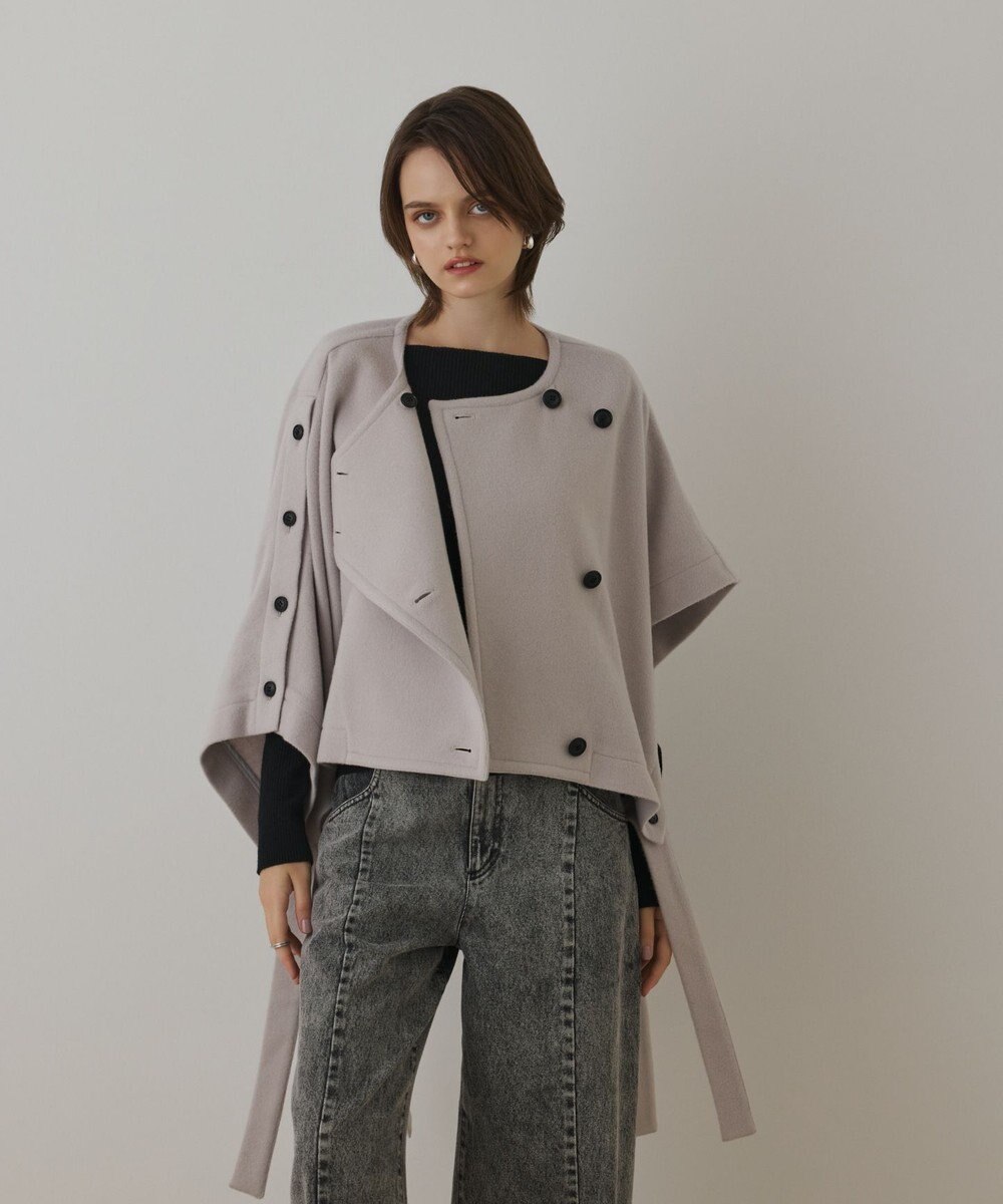 GRACE CONTINENTAL ライトビーバーポンチョ 