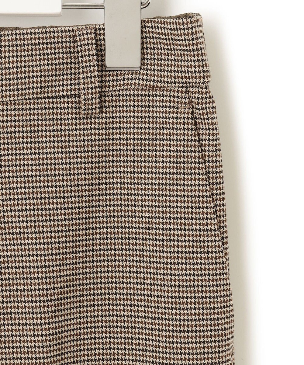 23区 S 【洗える】チェックストレッチ テーパードパンツ 