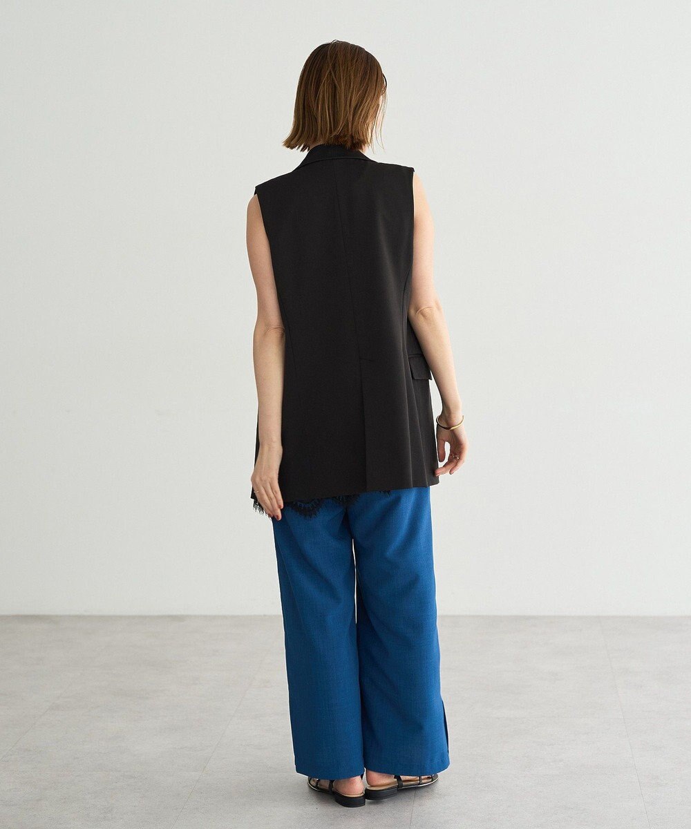 YECCA VECCA ドライタッチ金釦テーラードジレ 