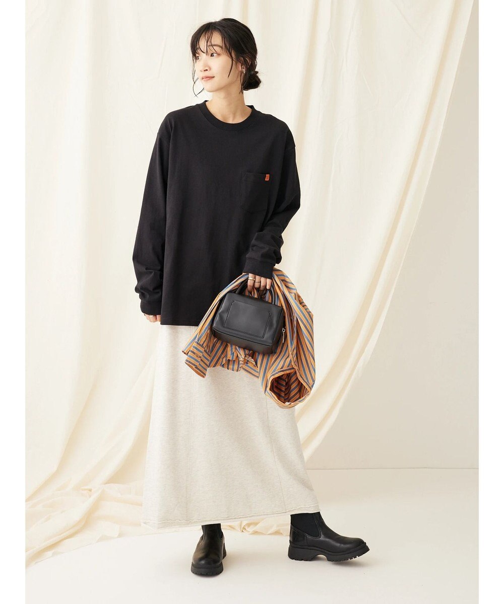 CRAFT STANDARD BOUTIQUE カットオフＡライン裏毛スカート 