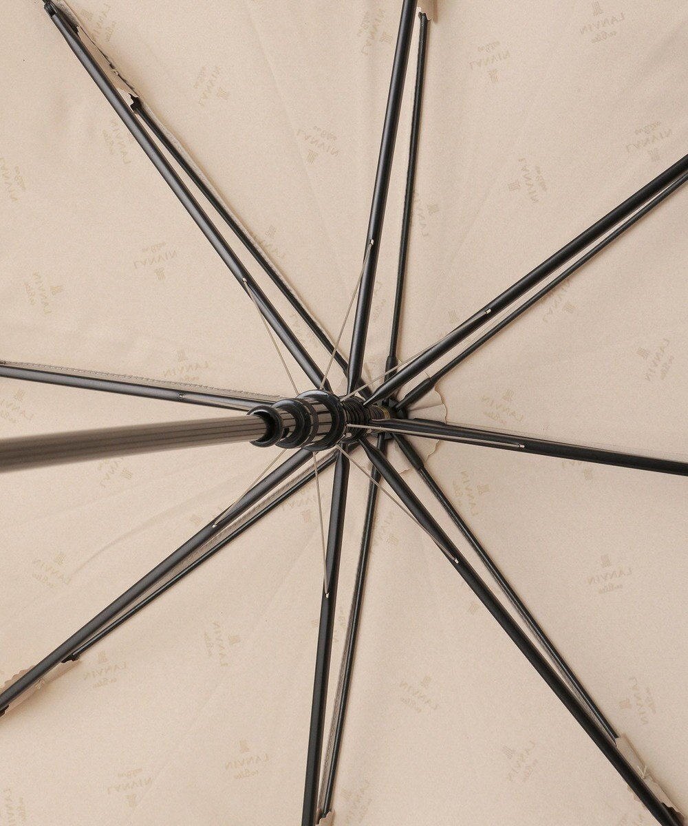 MOONBAT ランバン オン ブルー 長傘 チェーン柄サテンジャガードプリント 耐風 