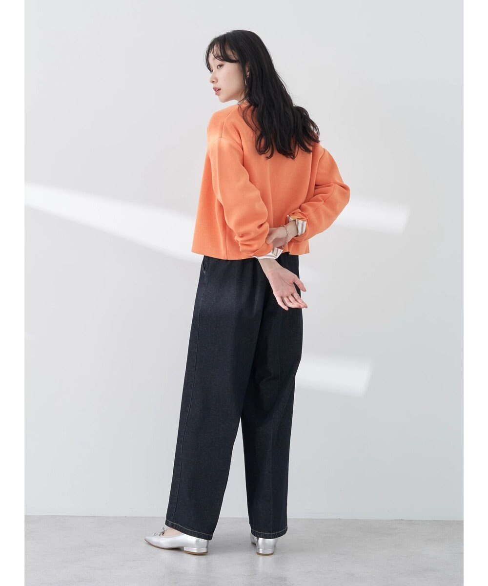 earth music&ecology フロントジップデニムパンツ 