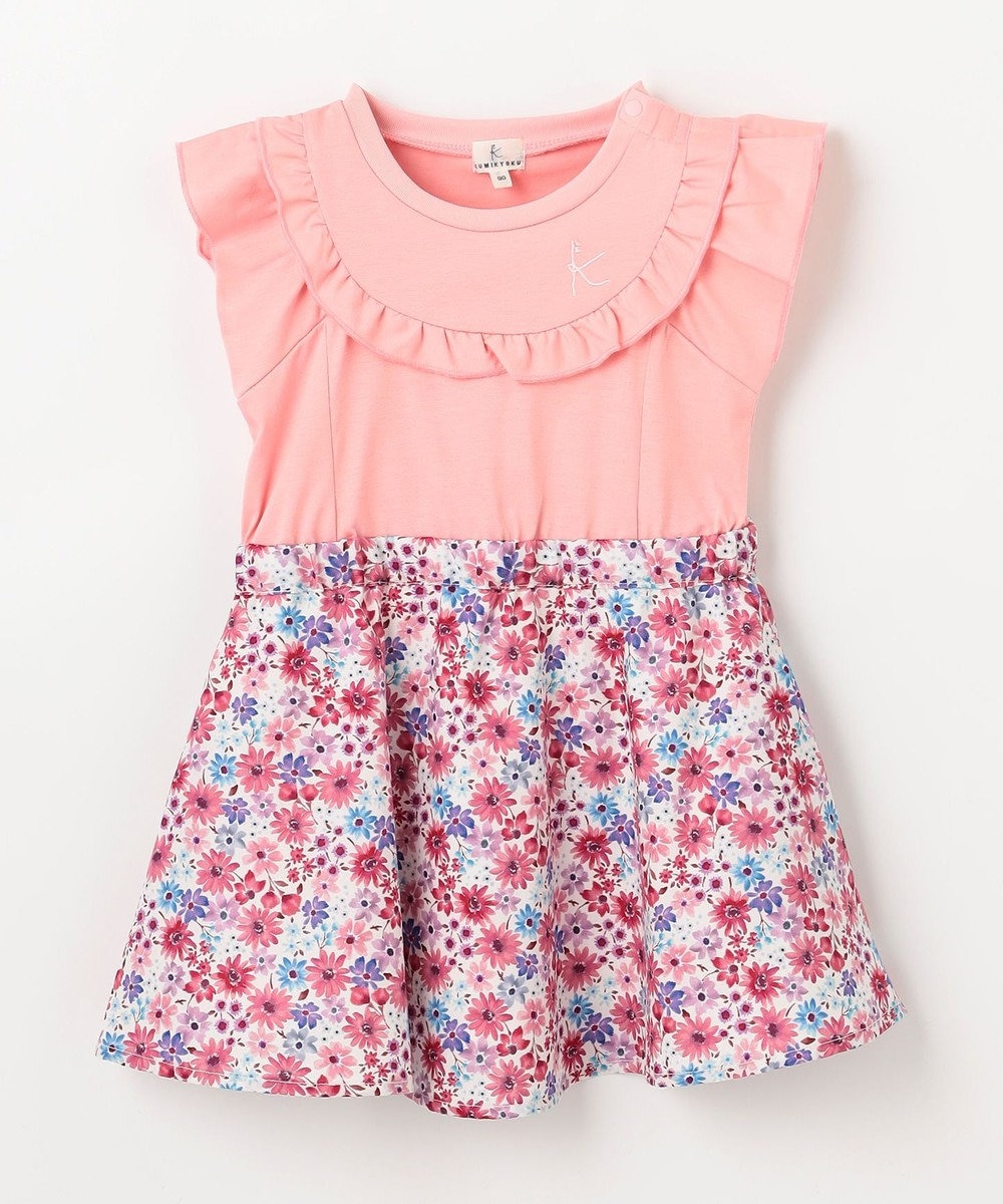 組曲 KIDS 【90-100㎝】サマーフラワー ワンピース 