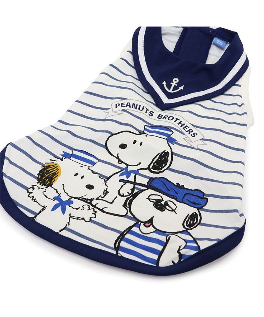 PET PARADISE スヌーピー 接触冷感 タンクトップ 《兄弟 マリン柄》 小型犬 