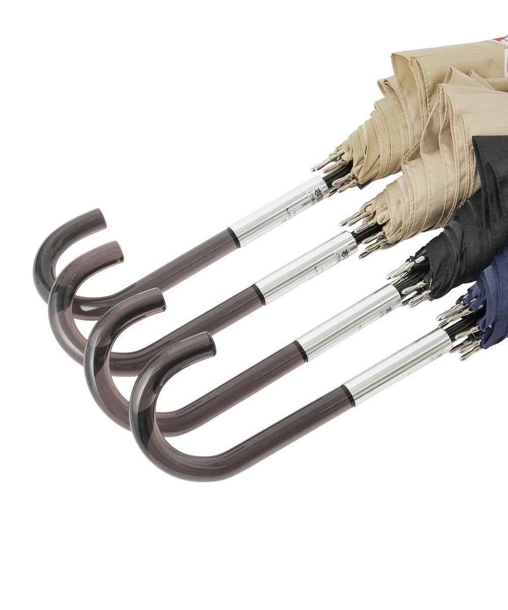 MOONBAT ランバン オン ブルー 長傘 チェーン柄サテンジャガードプリント 耐風 