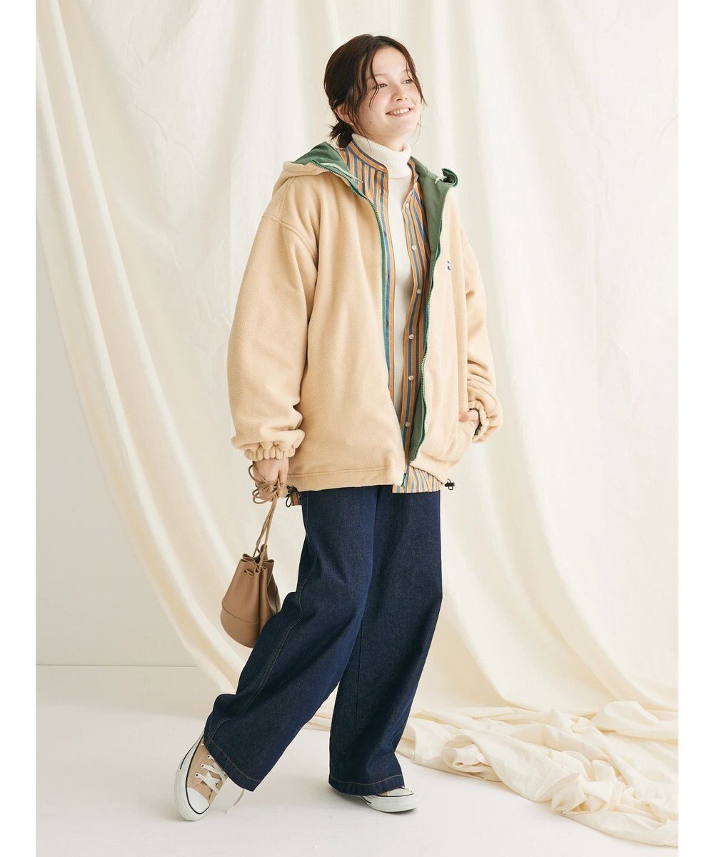 CRAFT STANDARD BOUTIQUE ナイロン×裏フリースリバーシブルブルゾンＬ／Ｓ 