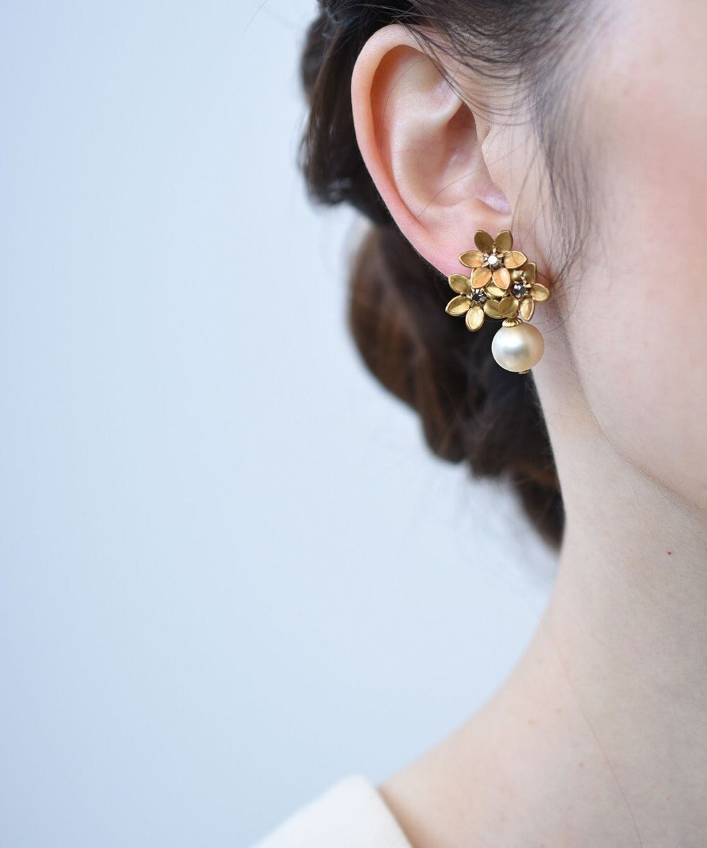 monshiro ワスレナグサイヤリング 