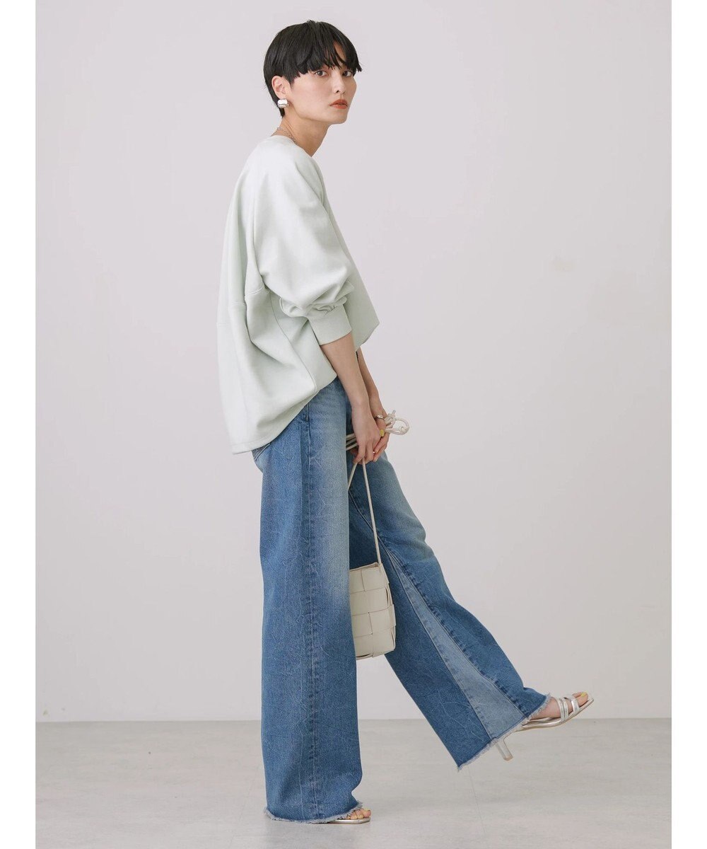 AMERICAN HOLIC ポンチバックドレープラグランプルオーバー 