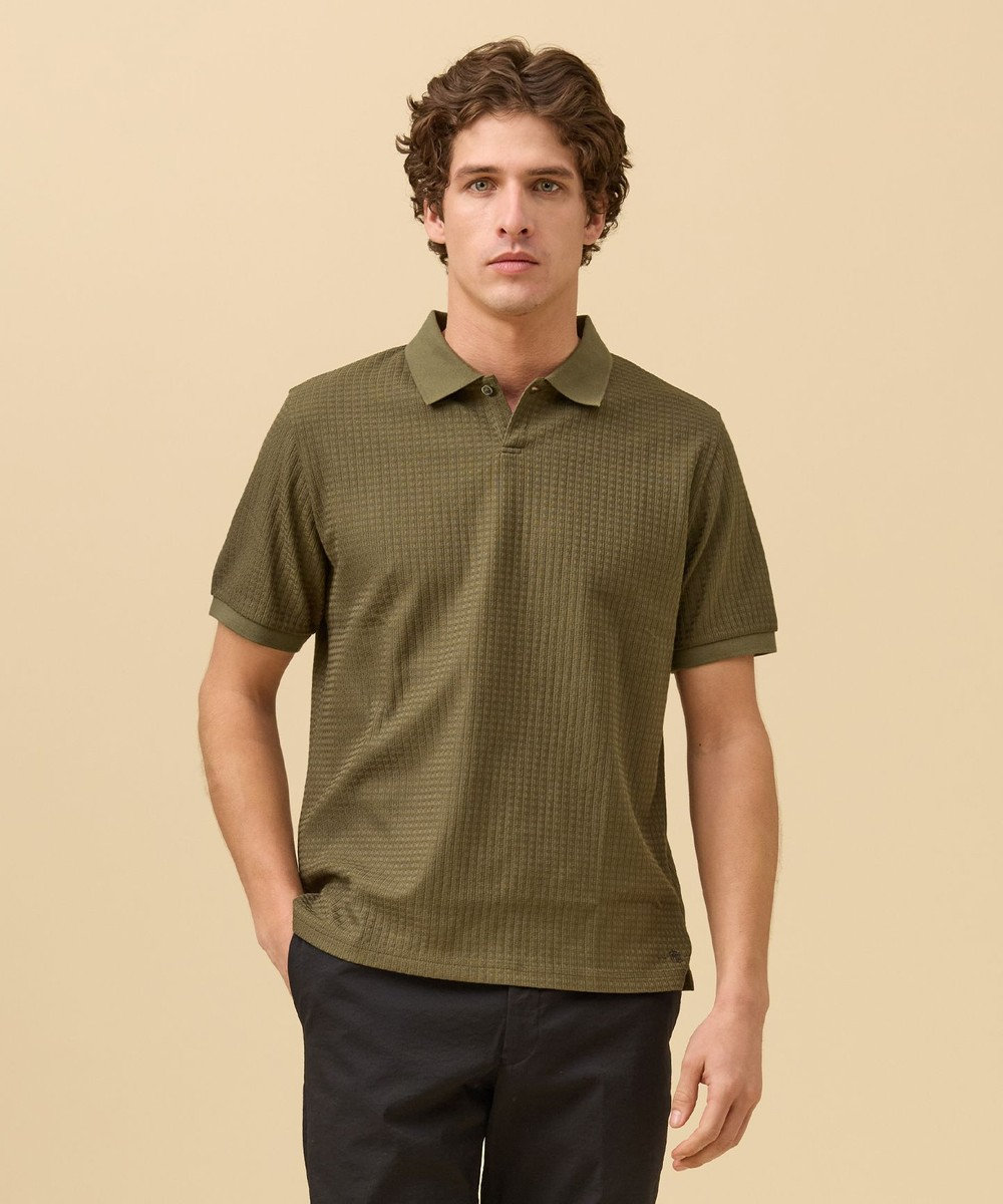 J.PRESS MEN ジャケットインの最適解【接触冷感 / 吸水速乾】【J.PRESS PREMIUM JERSEY】スキッパー ポロシャツ 