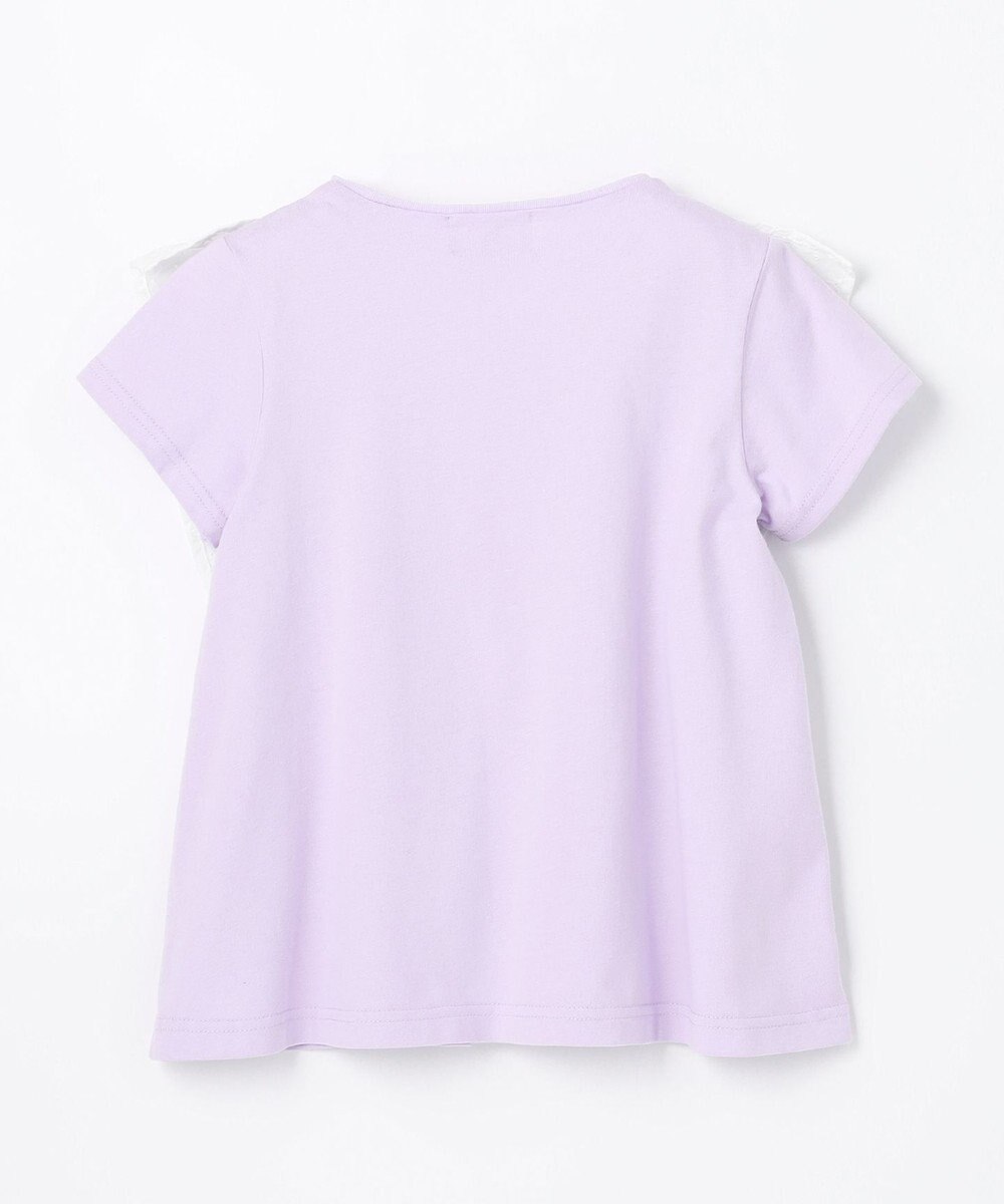 組曲 KIDS 【110-140cm】ラッフルレースフリル Tシャツ 
