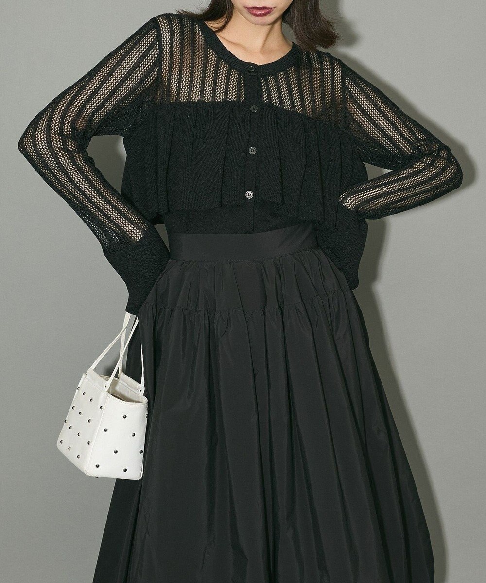 Green Parks ２ＷＡＹ　ラッフル切替ニットトップス 