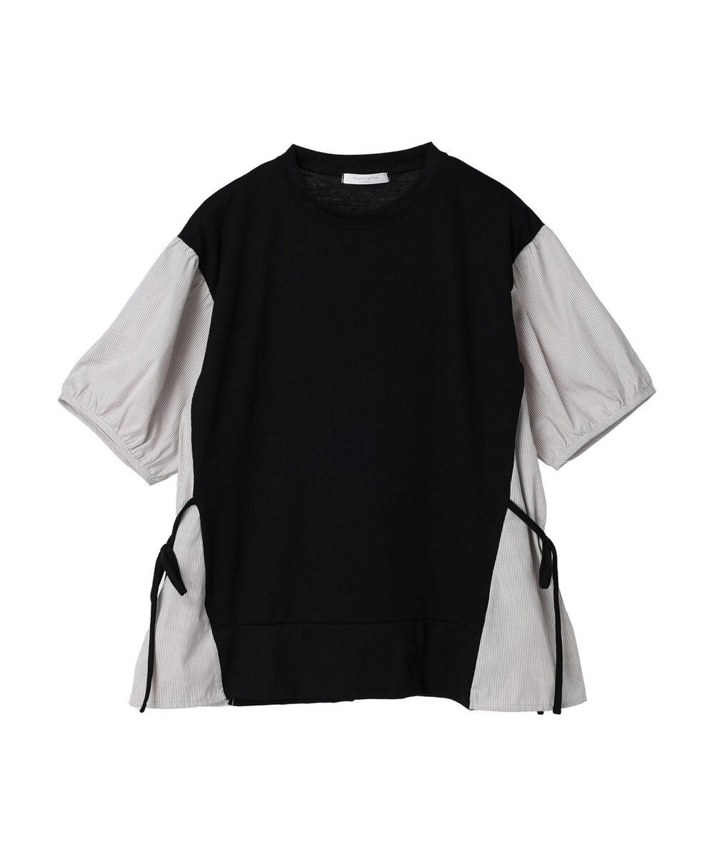 Green Parks 布帛ドッキング脇リボンプルオーバー 