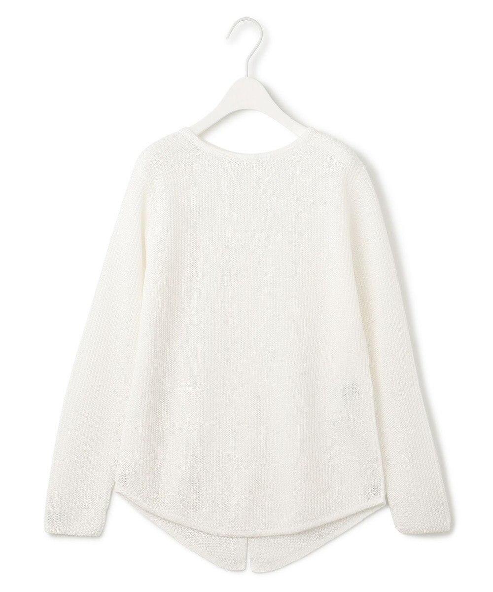 ICB 【洗える】 ペーパーブレンドシャインニット プルオーバー 