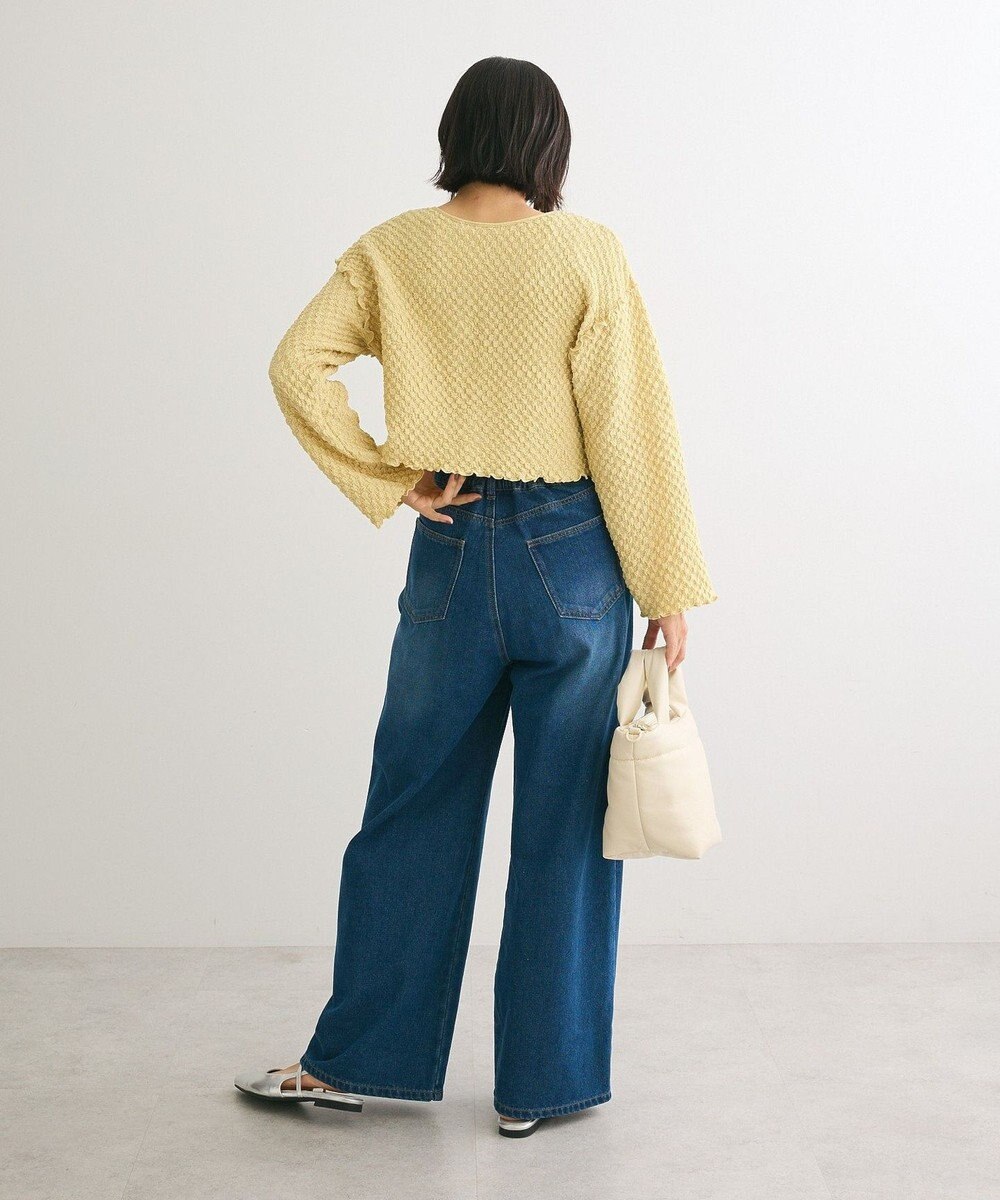 Green Parks ポコポコショート丈カーディガン 