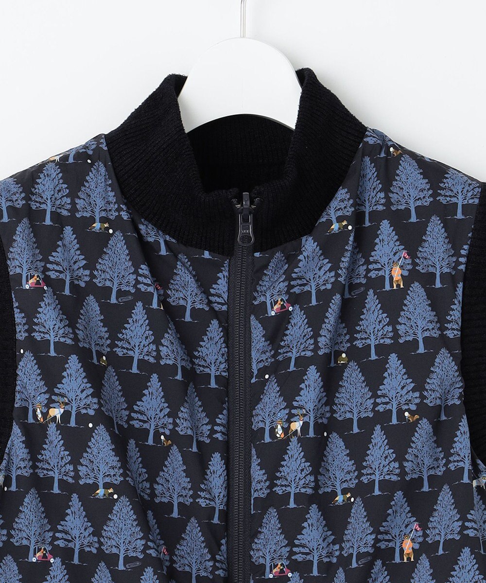 23区GOLF 【WOMEN】ストレッチモール リバーシブル ベスト 1着で2着分のお得感 温度調節に◎ 