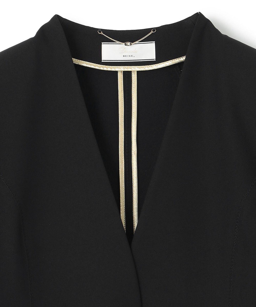 BEIGE， LUIZA / ノーカラージャケット 