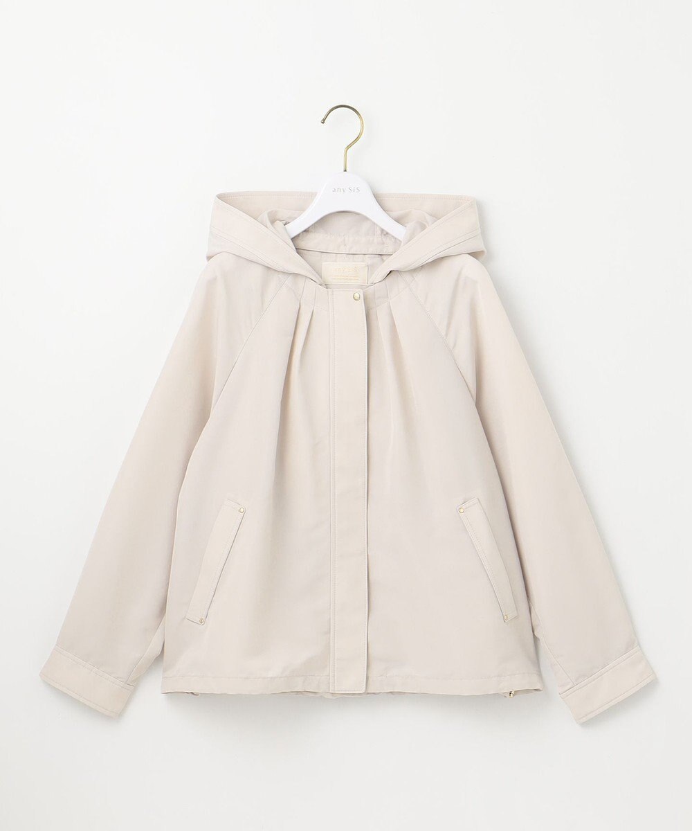 ANY SIS 【撥水・UVカット・花粉ガード】2WAYラグランフーディ ブルゾン 