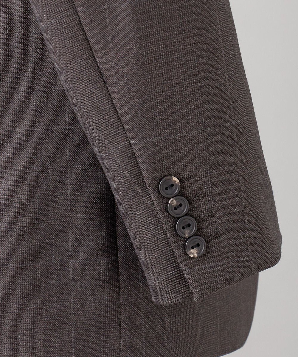 GOTAIRIKU 【ZEGNA/ゼニア】ISLANDFLEECE/アイランドフリース 3ピーススーツ（ブラウン×格子） 