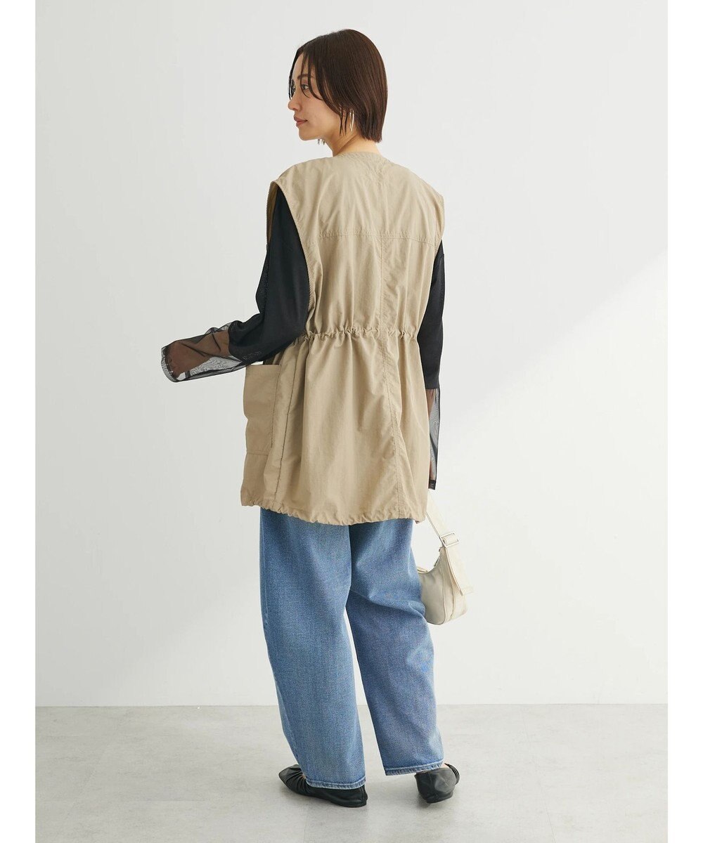 Green Parks ノーカラーミリタリーベスト 