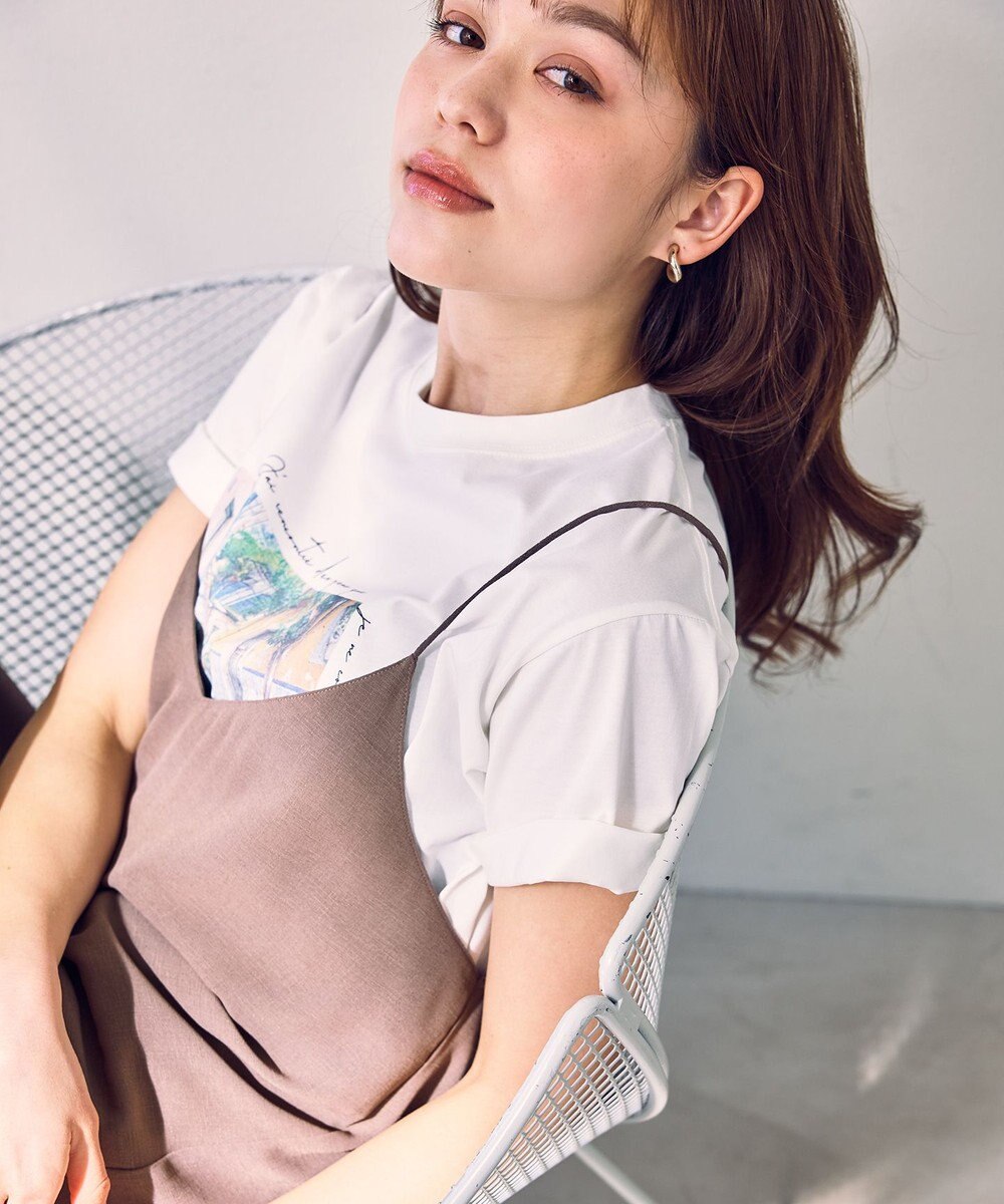 ANY アソートロゴラウンドヘムTシャツ 