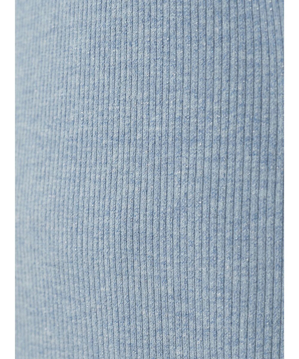 earth music&ecology ラメテレコハイネックプルオーバー 