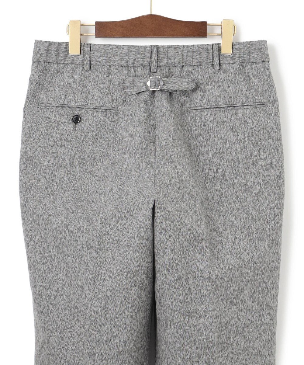 J.PRESS MEN 【J.PRESS ORIGINALS】Magic Cuba Wool Cotton Hopsack Spindle Piped stem１tuck / Made in Japan 