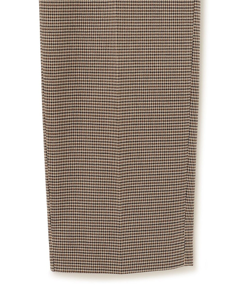 23区 S 【洗える】チェックストレッチ テーパードパンツ 