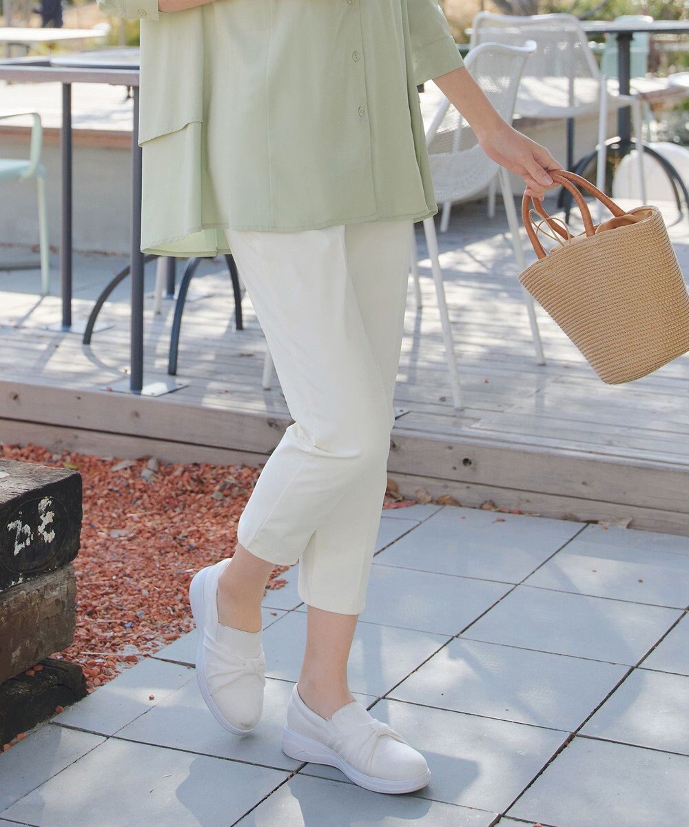 Tiaclasse L 日本製サーラドライ・テーパードパンツ 