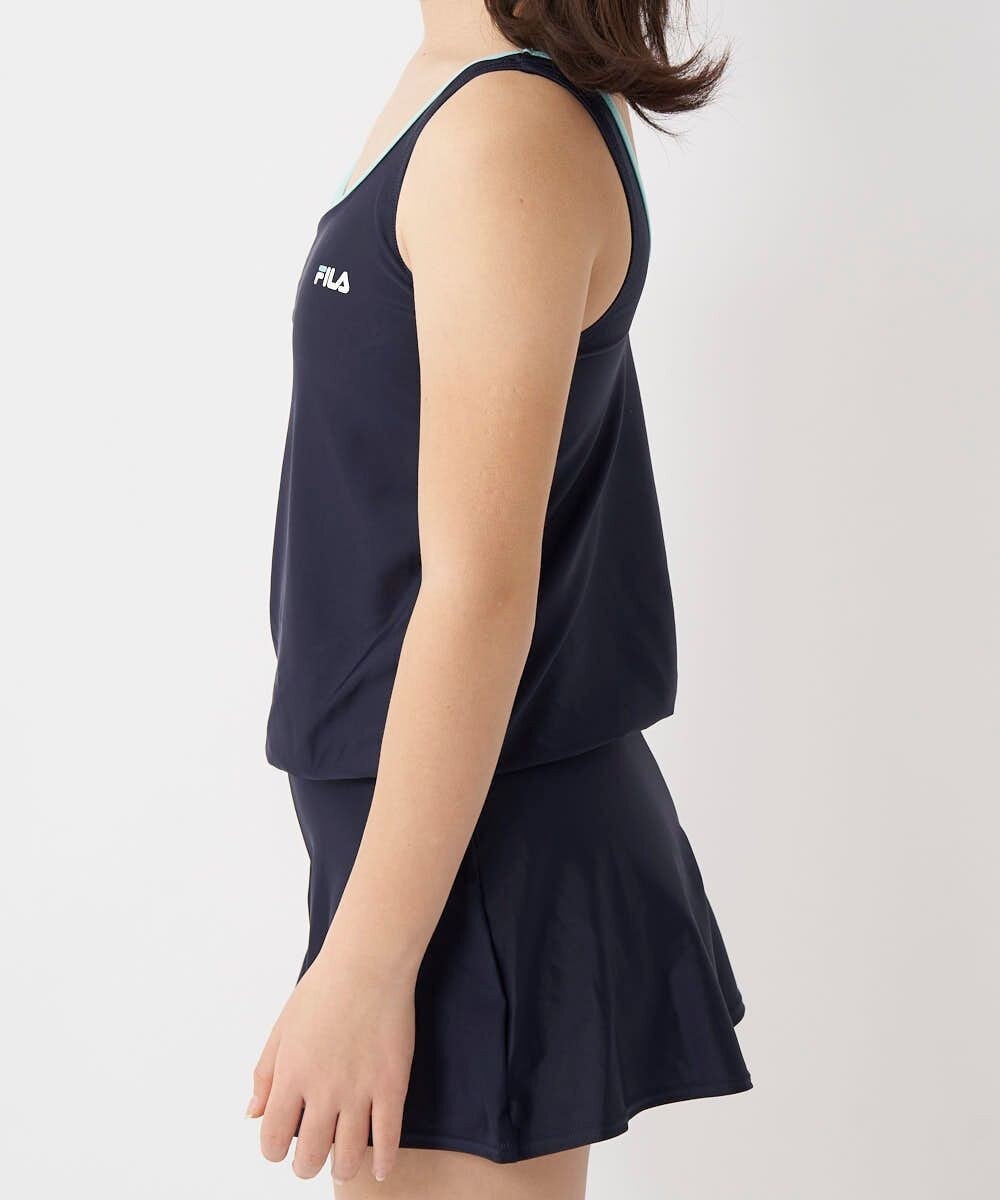 OP／FILA 【FILA】キュロットタイプのワンピーススクール水着 