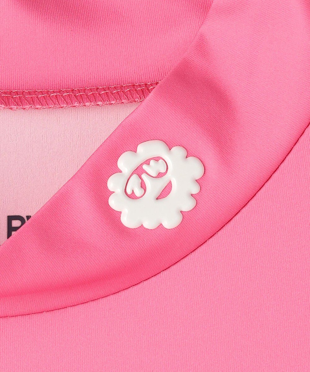 PW CIRCULUS 【WOMEN】SEA TURTLE メッシュコンビモックネックT ゴルフウェア レディース 