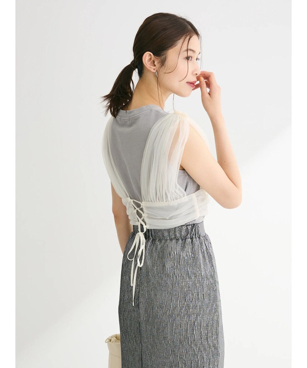 Green Parks ・ＥＬＥＮＣＡＲＥ　ＤＵＥ　バックレースアップビスチェ 