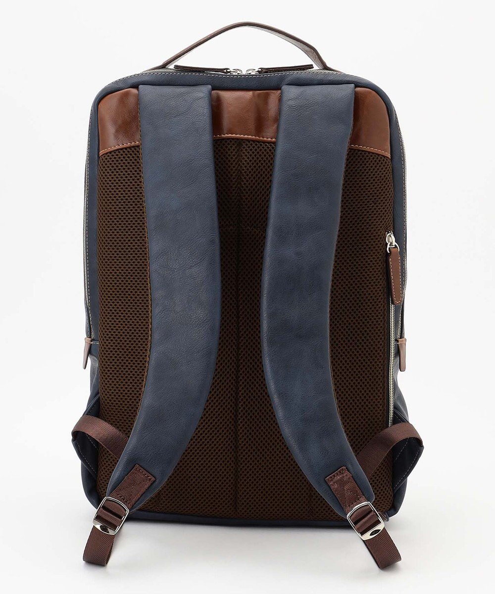 UNBILLION Otias アンティーク仕上げタイプ合皮スクエアバックパック 