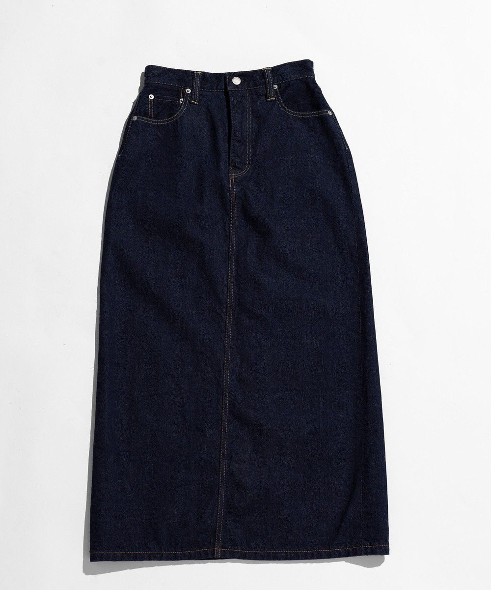 LENO DENIM SKIRT　デニムマキシスカート 