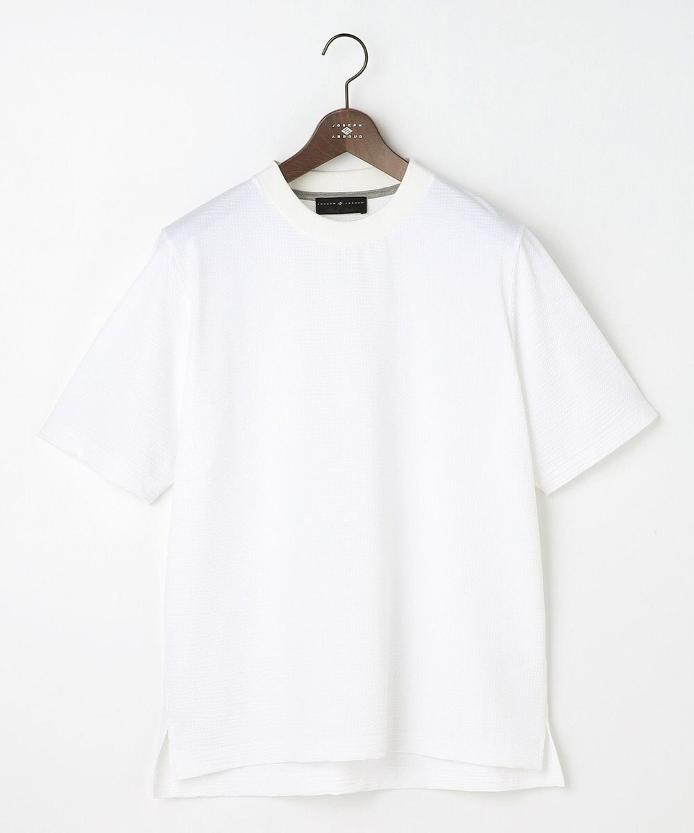 JOSEPH ABBOUD 【【イタリア素材/清涼】】ジャージーサッカー Tシャツ 