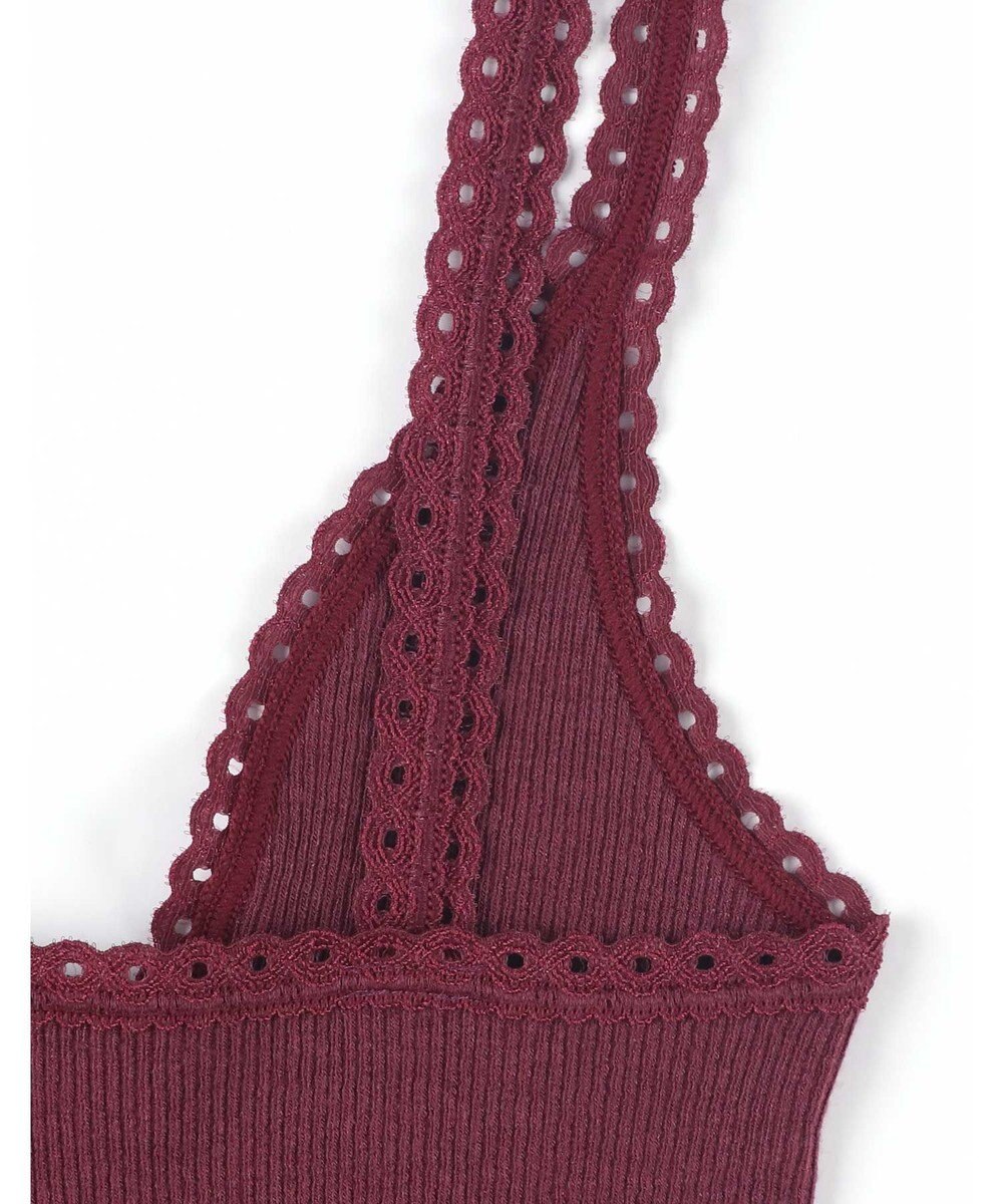 AMPHI あったかインナー 薄手 リブ素材 キャミソール UWF160 アンフィ／ワコール 