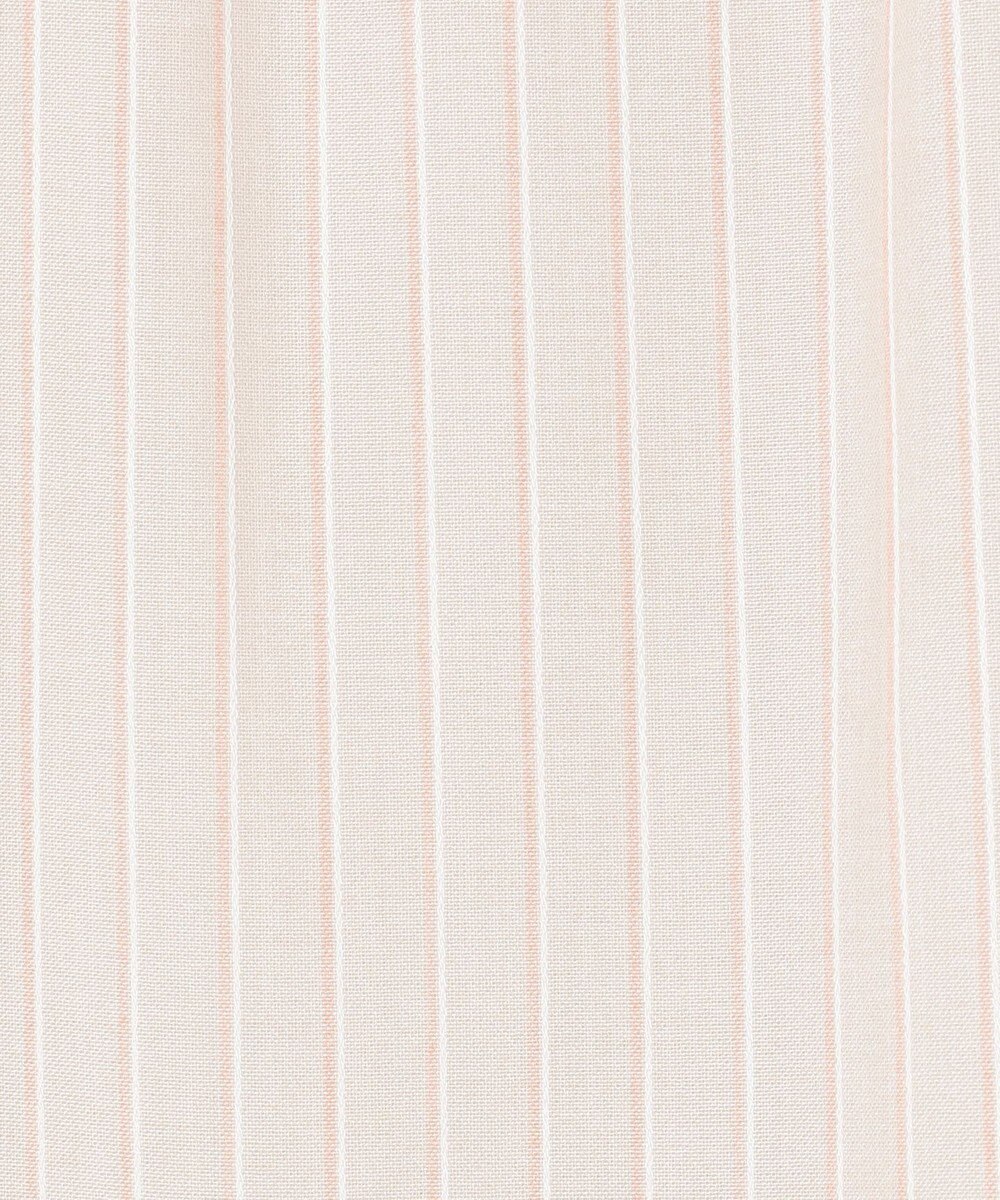 J.PRESS LADIES L 【洗える】シアーストライプ＆チェック ブラウスライク カットソー 