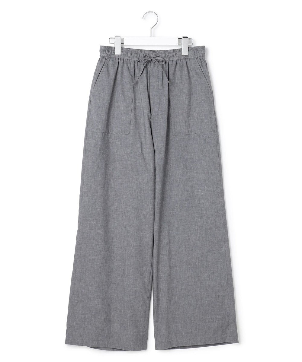 23区 L 【SLOW/一部店舗限定】ライトタンブラータフタ ワイド パンツ 