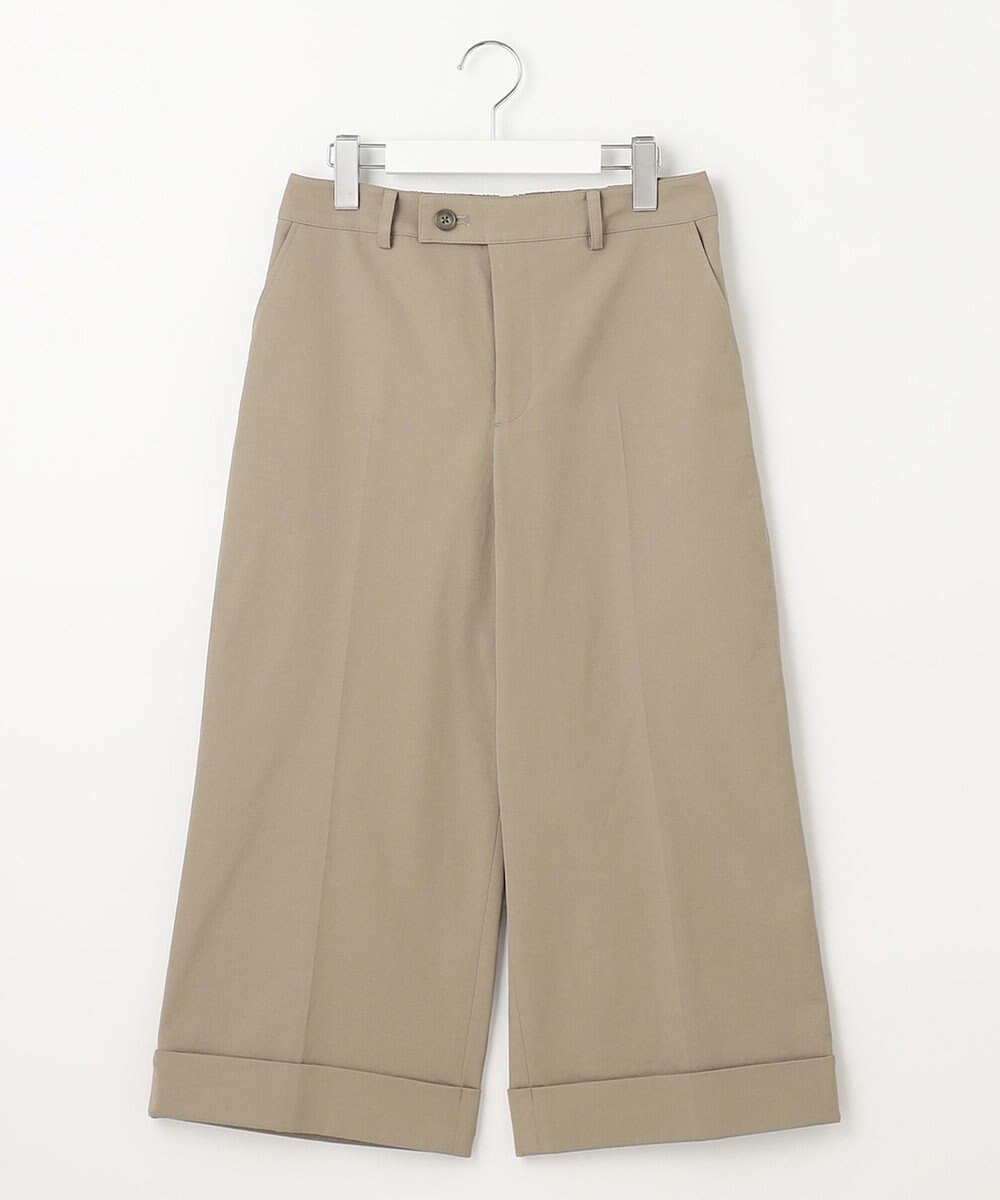 J.PRESS LADIES S 【洗える・吸水速乾】コットン麻シェルドライ クロップド パンツ 