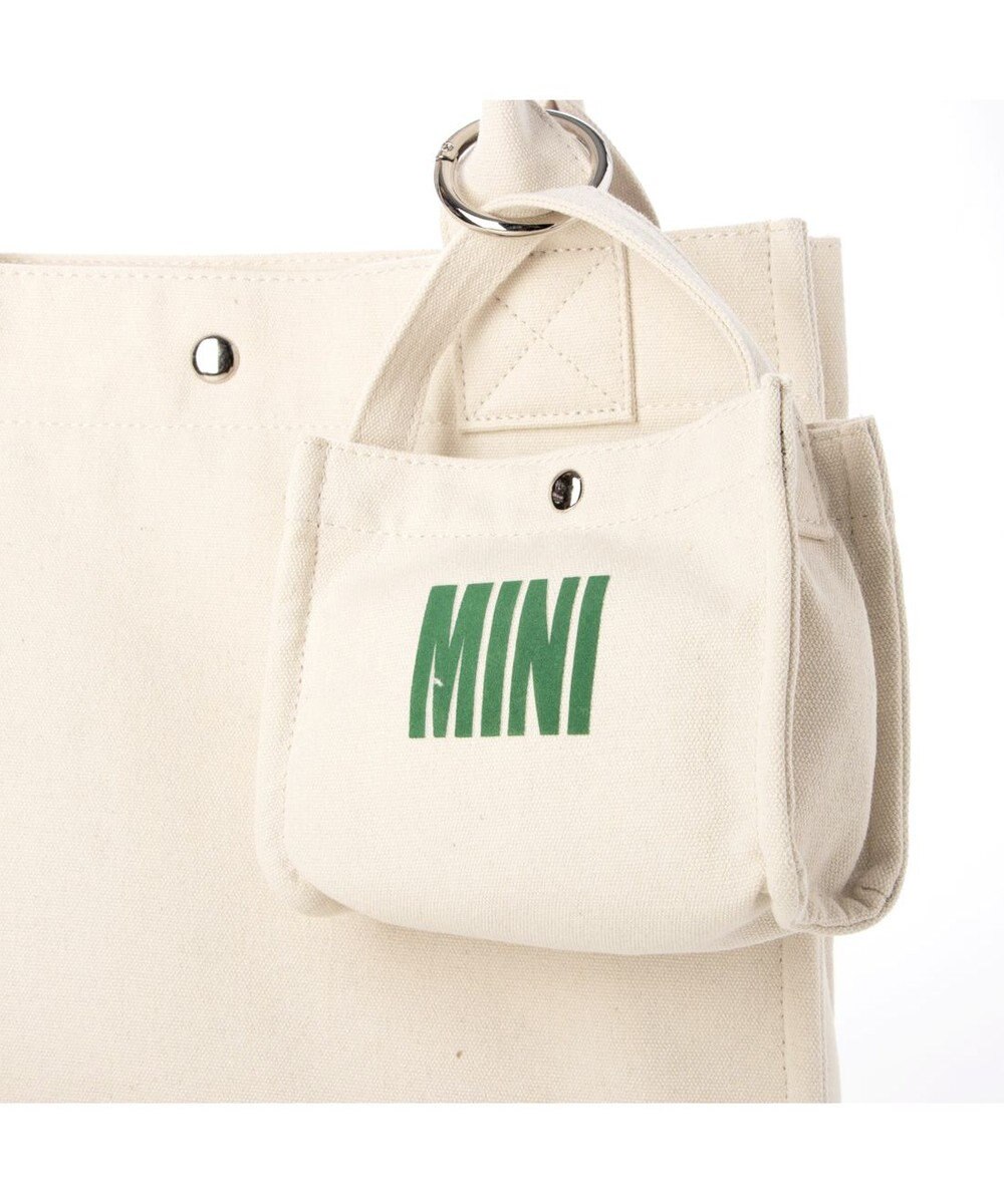 UNBILLION カシュカシュ cachecache / フロッキーポーチ付きキャンバストート 