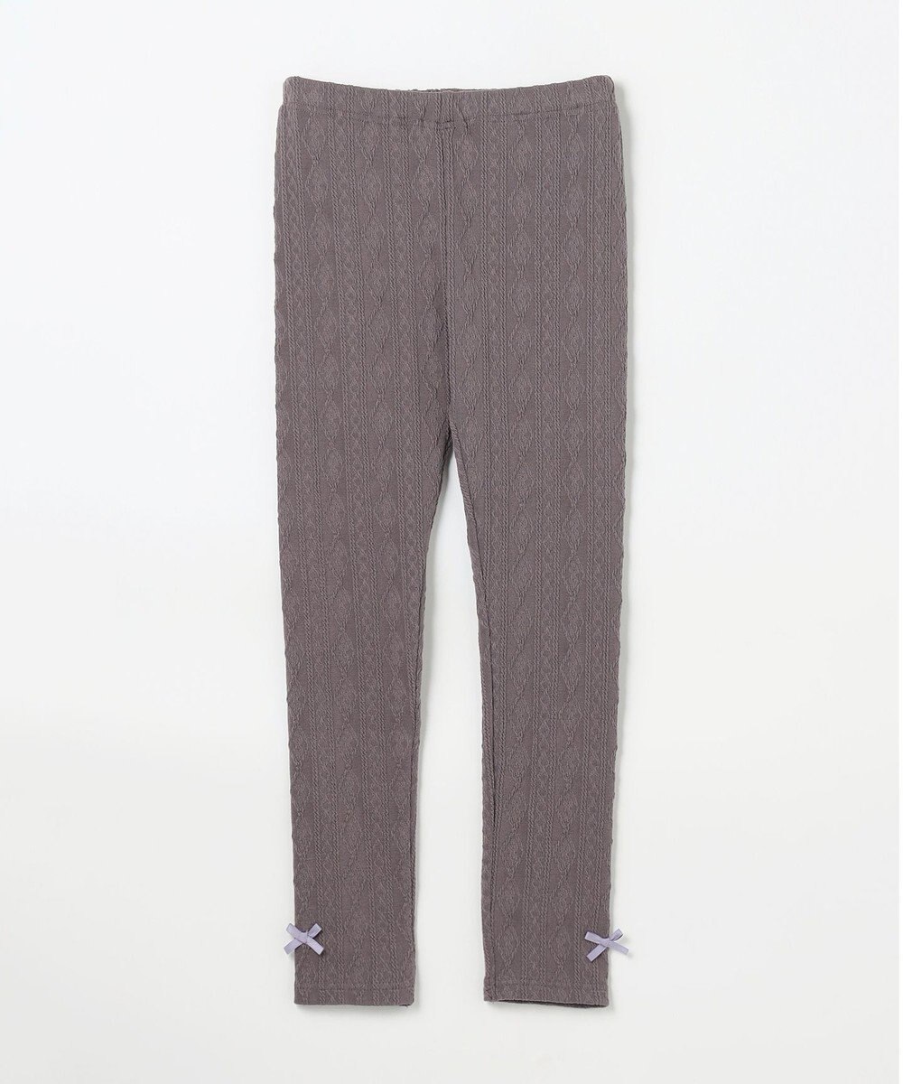 ANY KIDS ケーブル ジャガードレギンス 