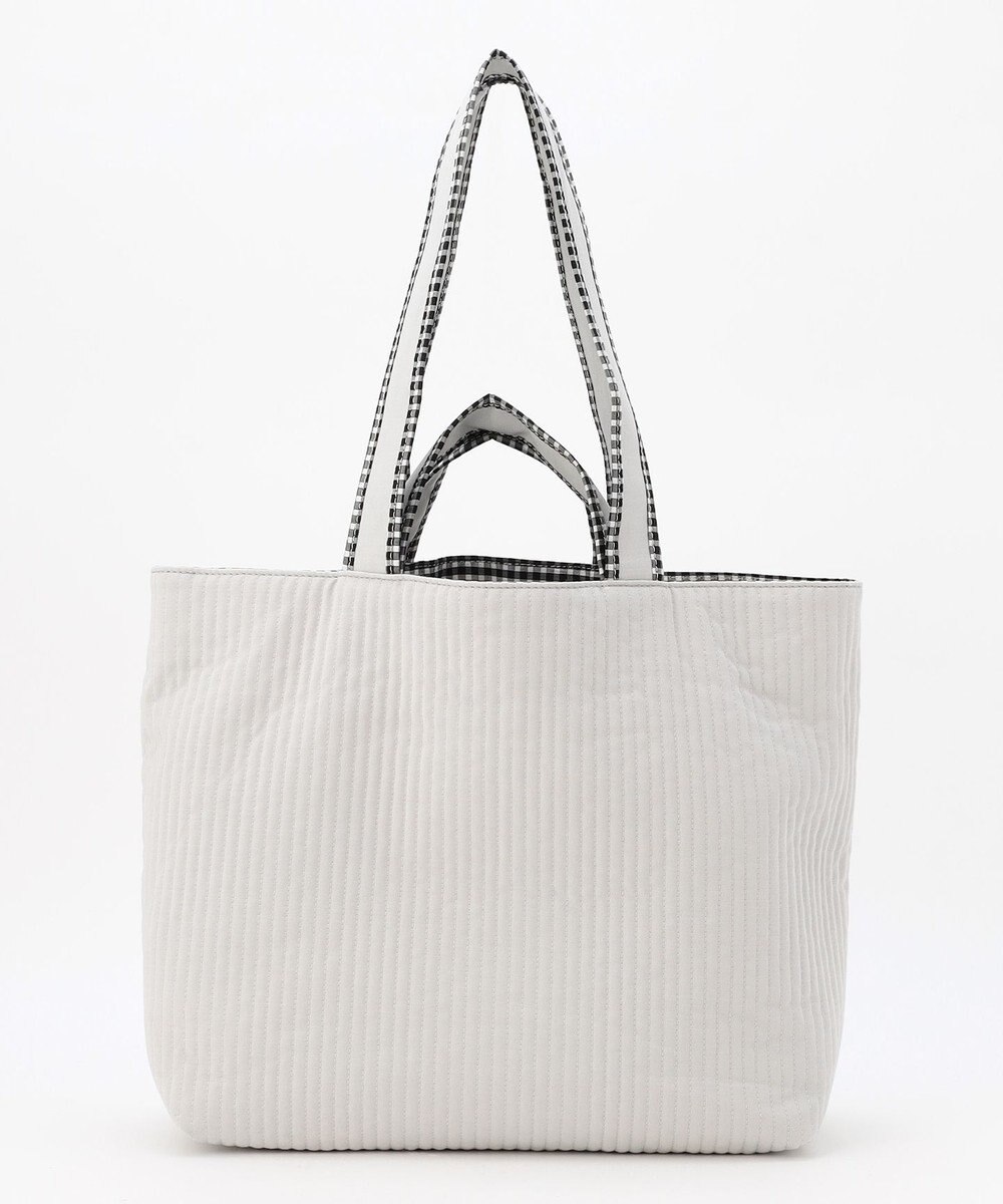 J.PRESS LADIES 【WEB限定・リバーシブル】キルティング トートバッグ 