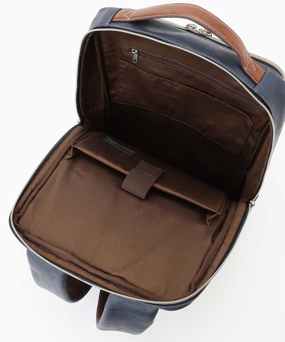 UNBILLION Otias アンティーク仕上げタイプ合皮スクエアバックパック 