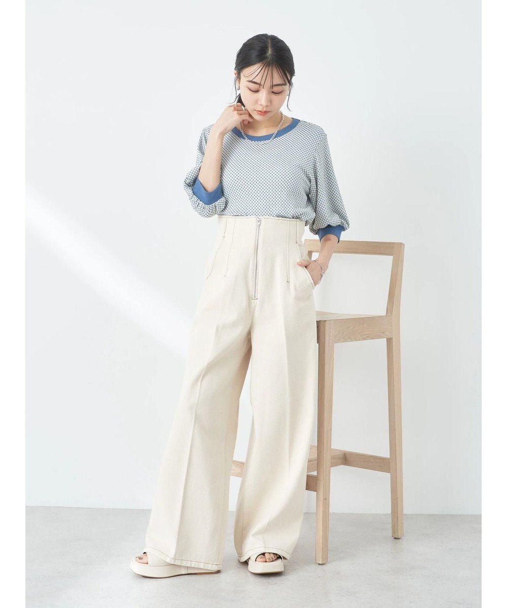 earth music&ecology ギンガムパフＴＥＥ 