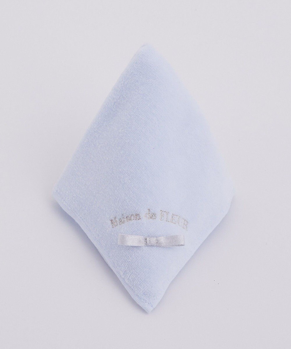 Maison de FLEUR ラメリボンタオルハンカチ 