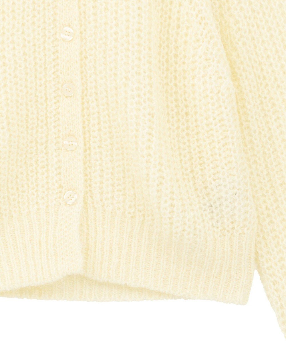 AMERICAN HOLIC 【2WAY】モヘヤ風甘編みカーディガン 