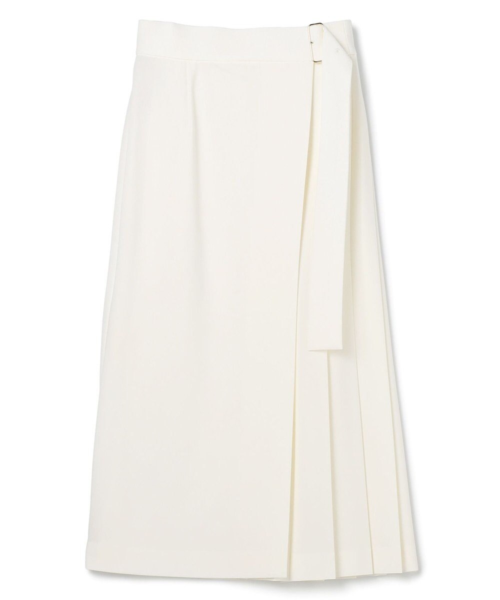 BEIGE， 【セットアップ対応・洗える・BAILA 11月号掲載】ZEPHYR / ウールライクアシンメトリープリーツスカート 