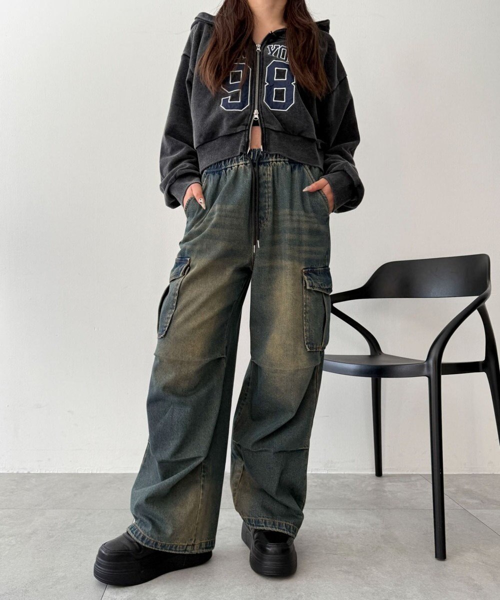 WEGO ボリュームレースアップ厚底スニーカー 