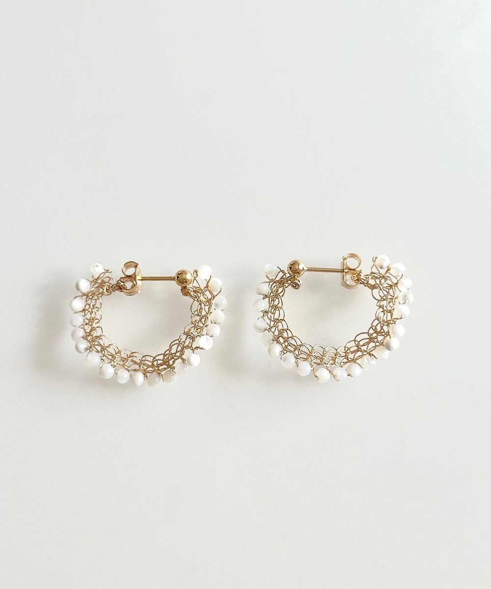 CASUMINO sweet pie mini 白蝶貝ピアス 