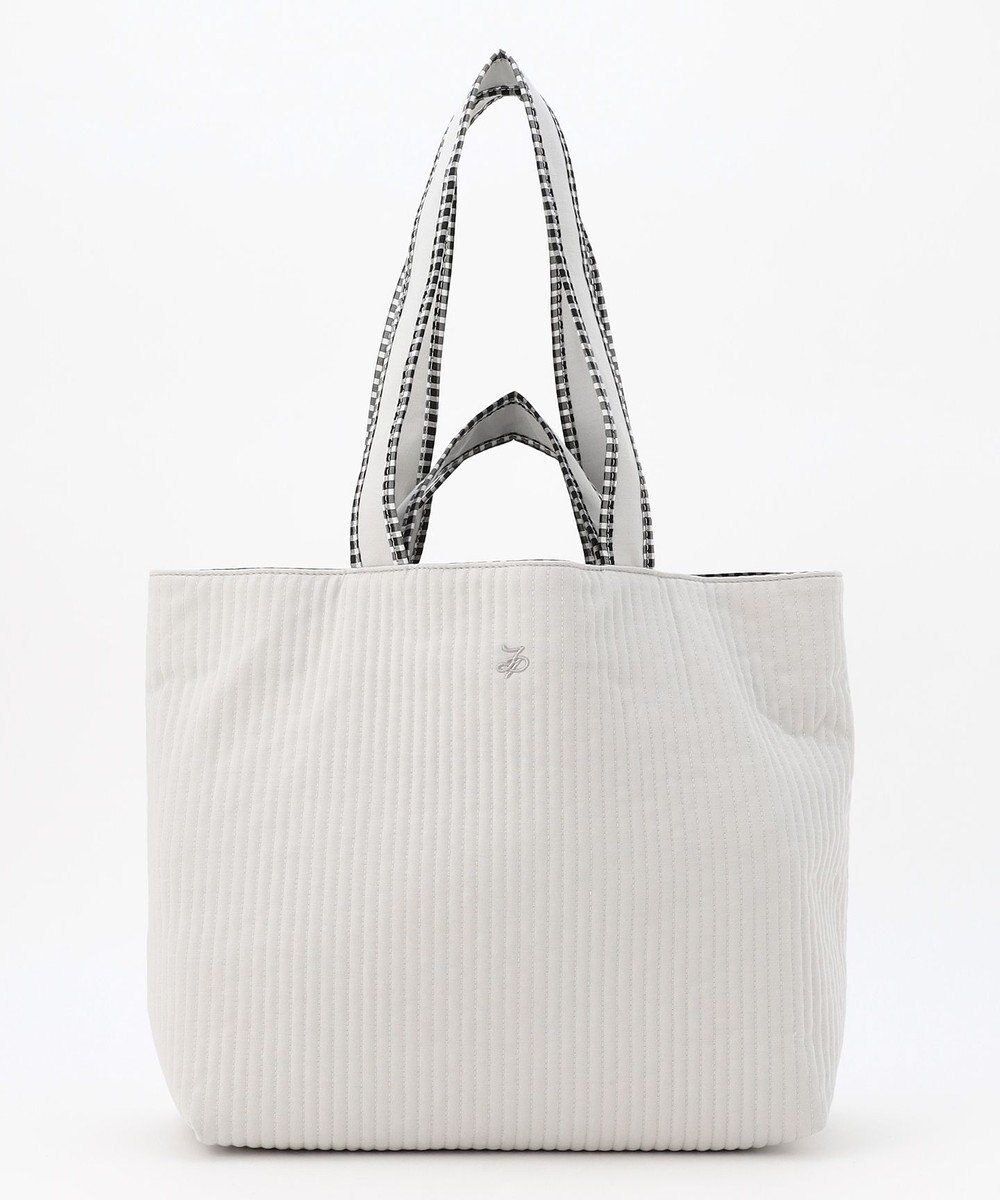 J.PRESS LADIES 【WEB限定・リバーシブル】キルティング トートバッグ 